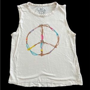 CHASER Peace Sign ☮️ ✌️ tank size M 😎 🔥 perfect condition